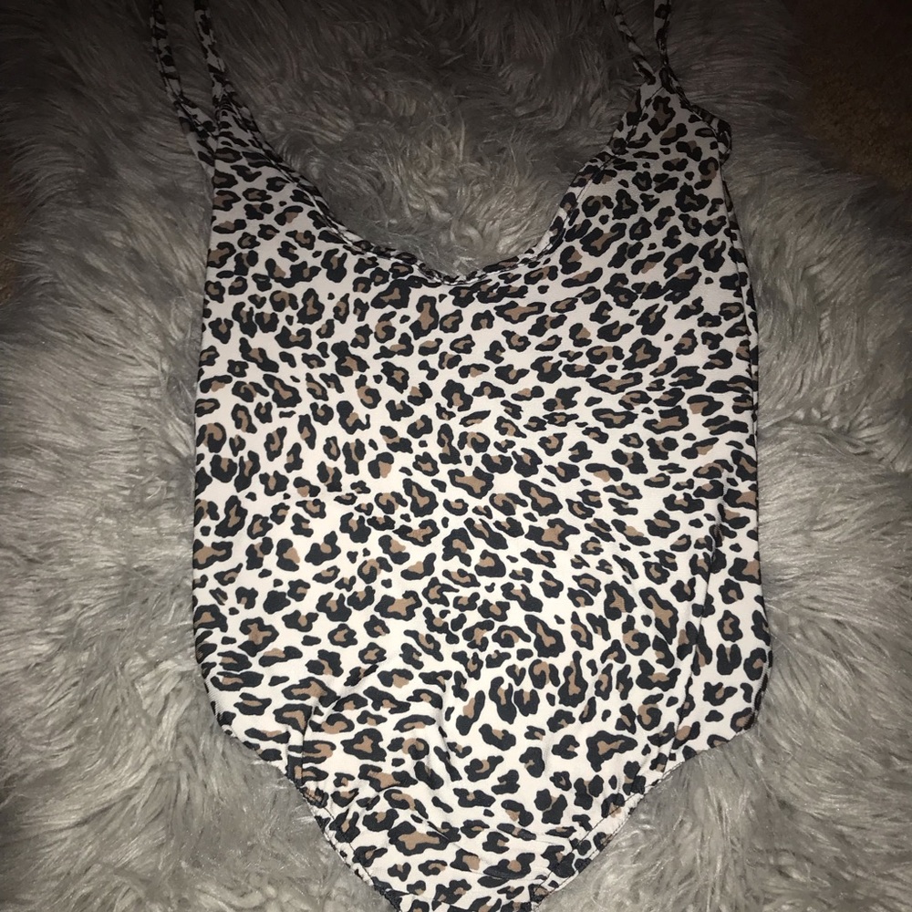 Pretty Little Thing Cheetah Thong Bodysuit